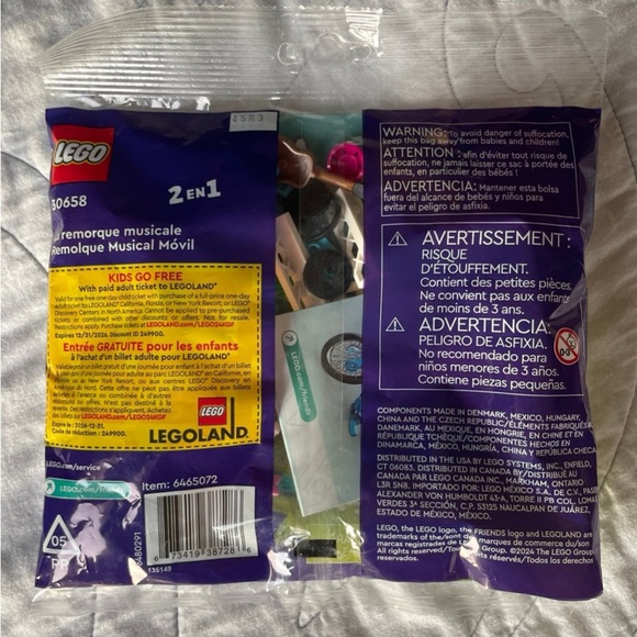 LEGO Friends Mobile Music Trailer, NIP - Picture 3 of 4